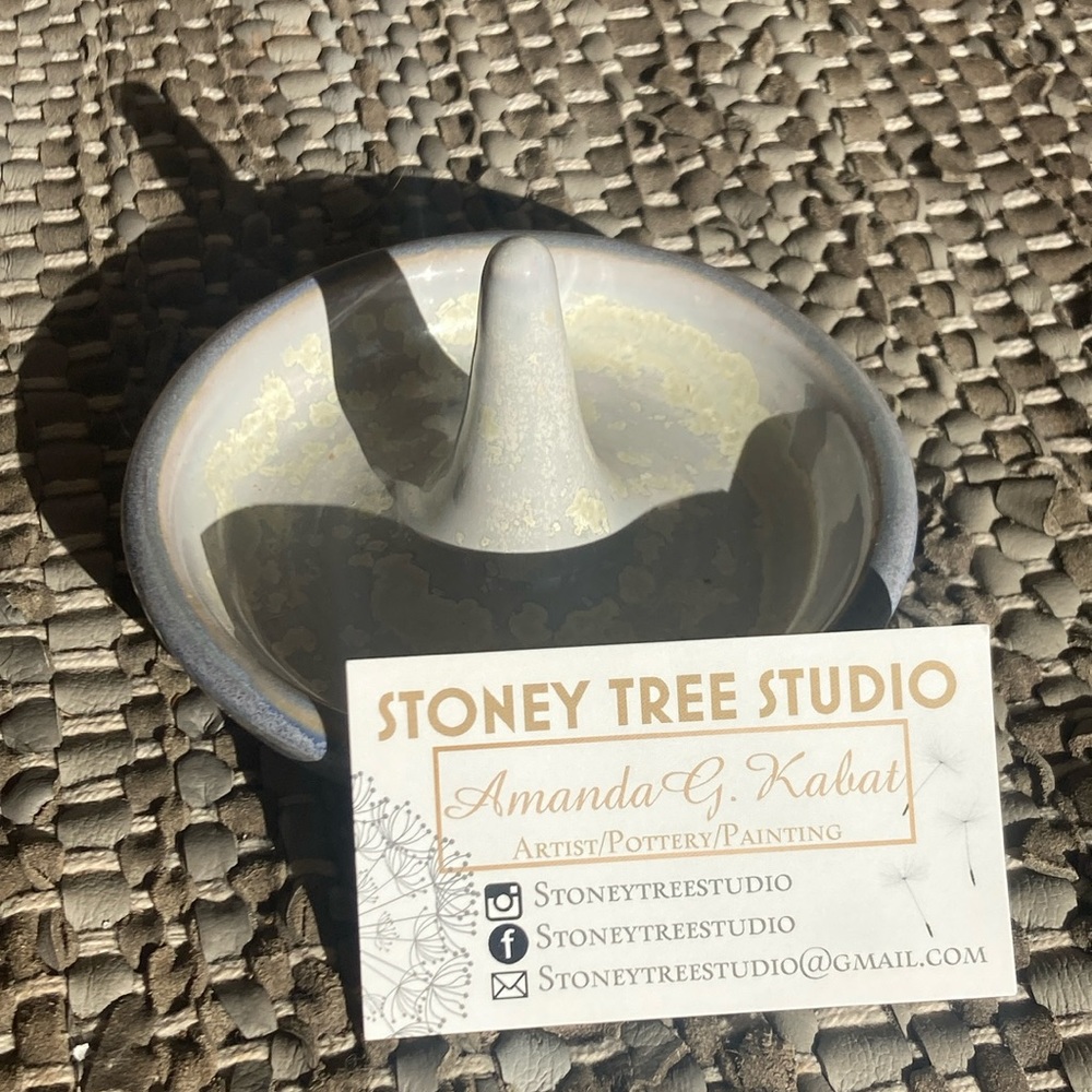 New handmade ring holder. I make all Dishwasher safe. Made in Wisconsin USA 💕